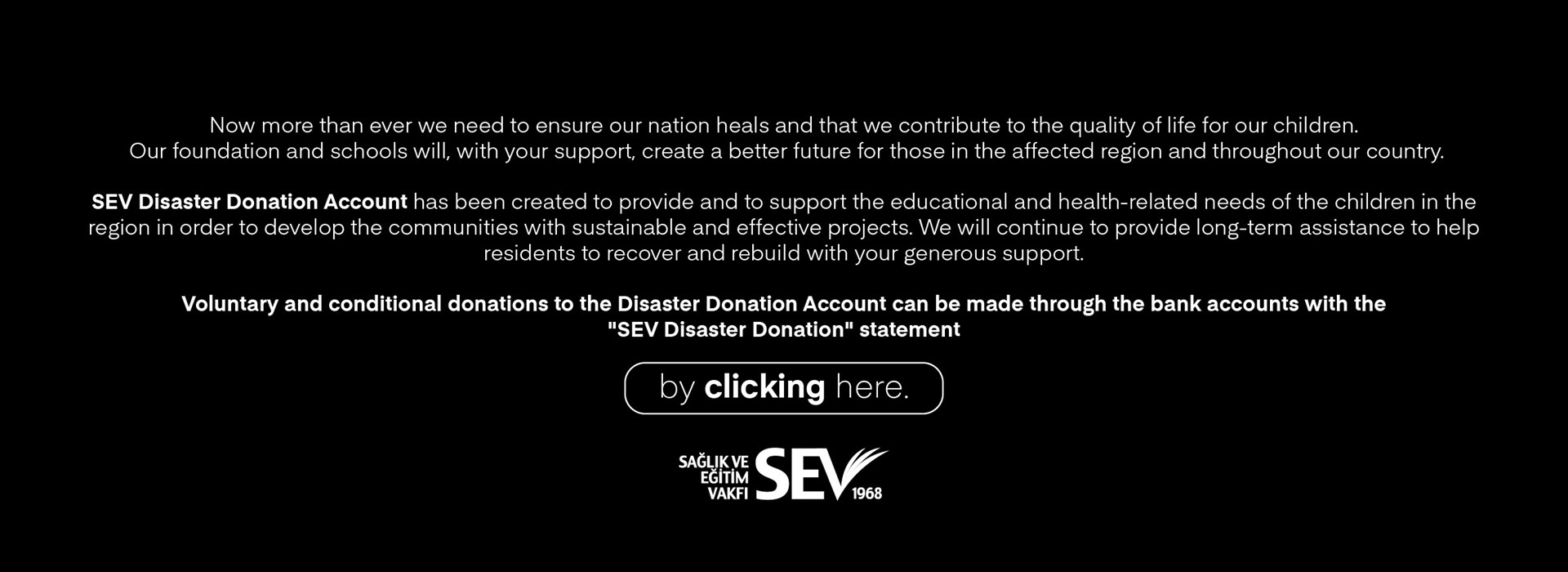 SEV Disaster Donation